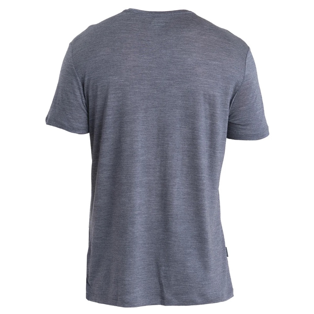 Icebreaker Classic Crew Neck Men's T‑Shirt in Heather Gray - Picture 2 of 9